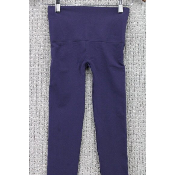 Assets red Hot label by Spanx Leggings Womens Small S Navy Blue Lightweight - Picture 2 of 7